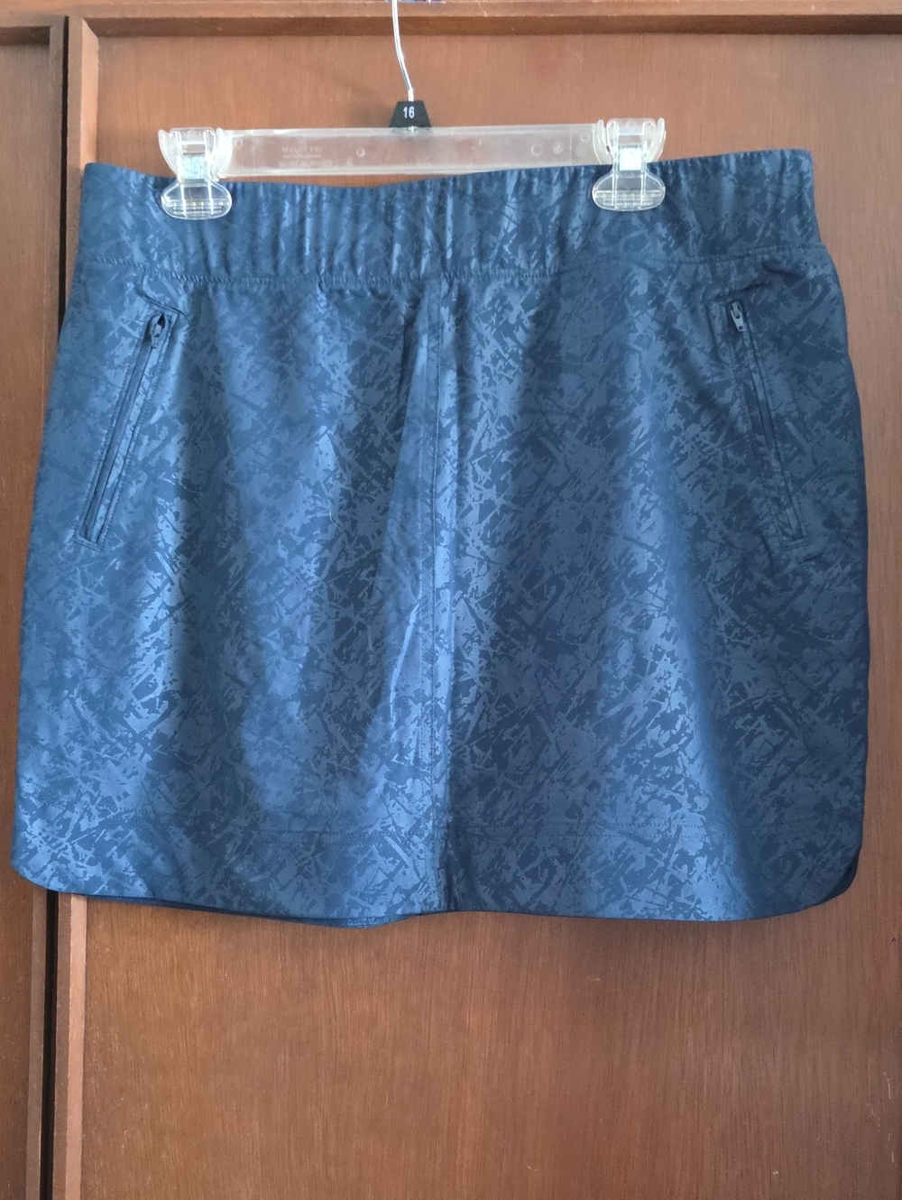 Orvis Black Textured Athletic Skort Sz L
